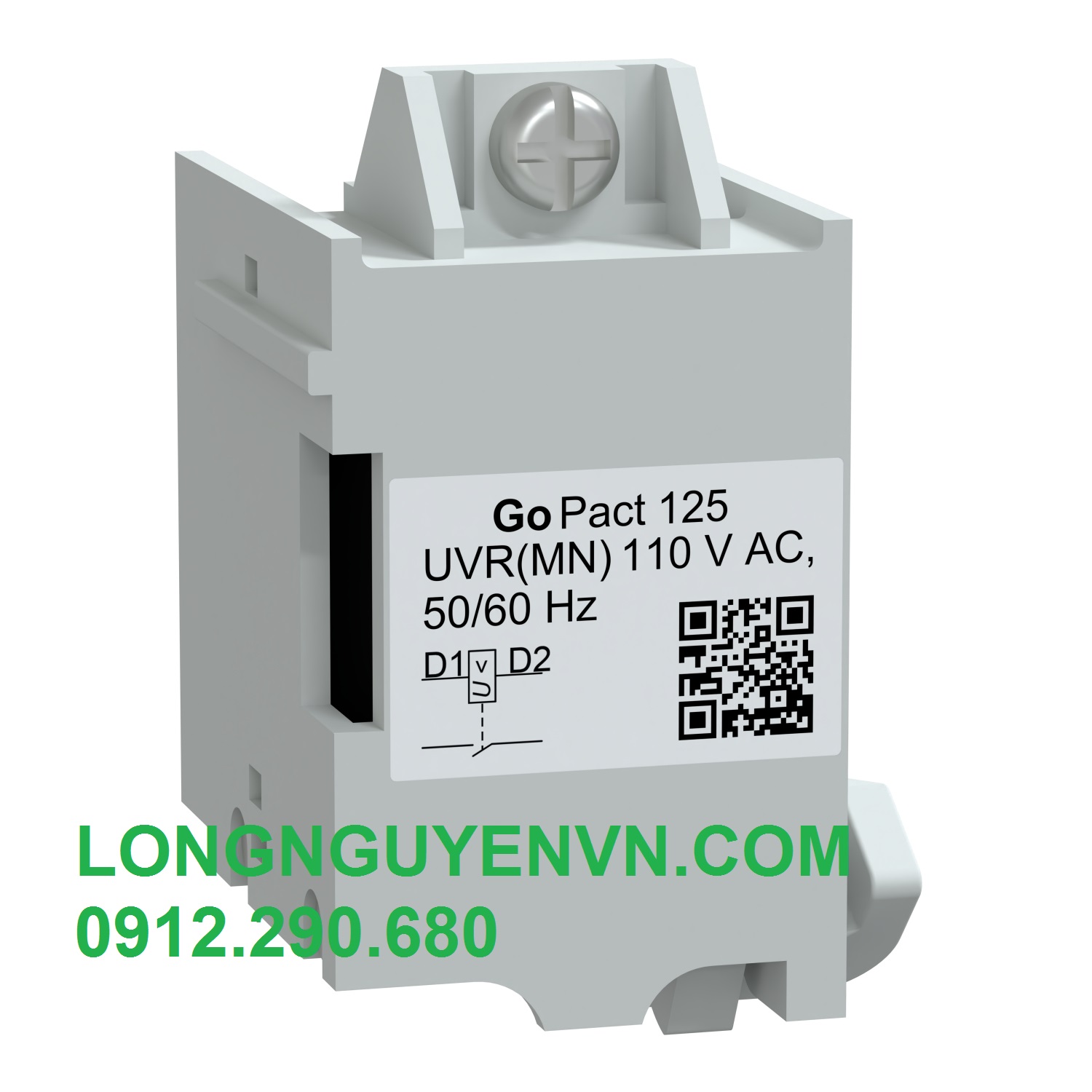 Cuộn điện áp thấp UVR(MN) GoPact125 MCCB  415VAC 50/60 Hz 